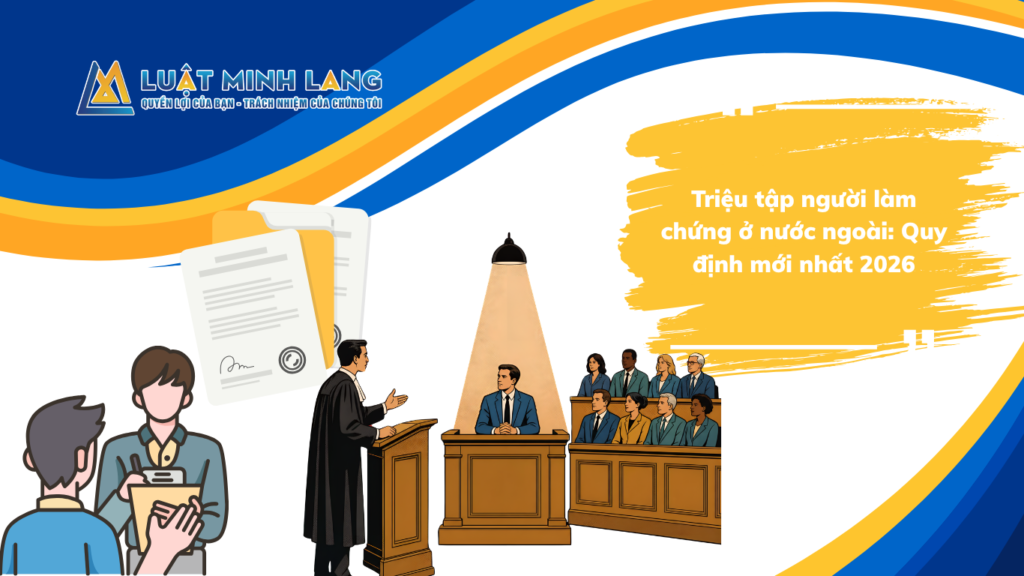 Triệu tập người làm chứng ở nước ngoài: Quy định mới nhất 2026