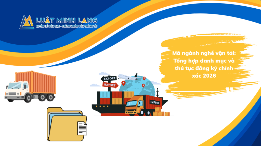 Mã ngành nghề vận tải: Tổng hợp danh mục và thủ tục đăng ký chính xác 2026