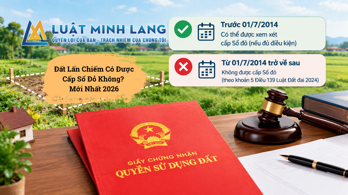 Đất Lấn Chiếm Có Được Cấp Sổ Đỏ Không? Mới Nhất 2026